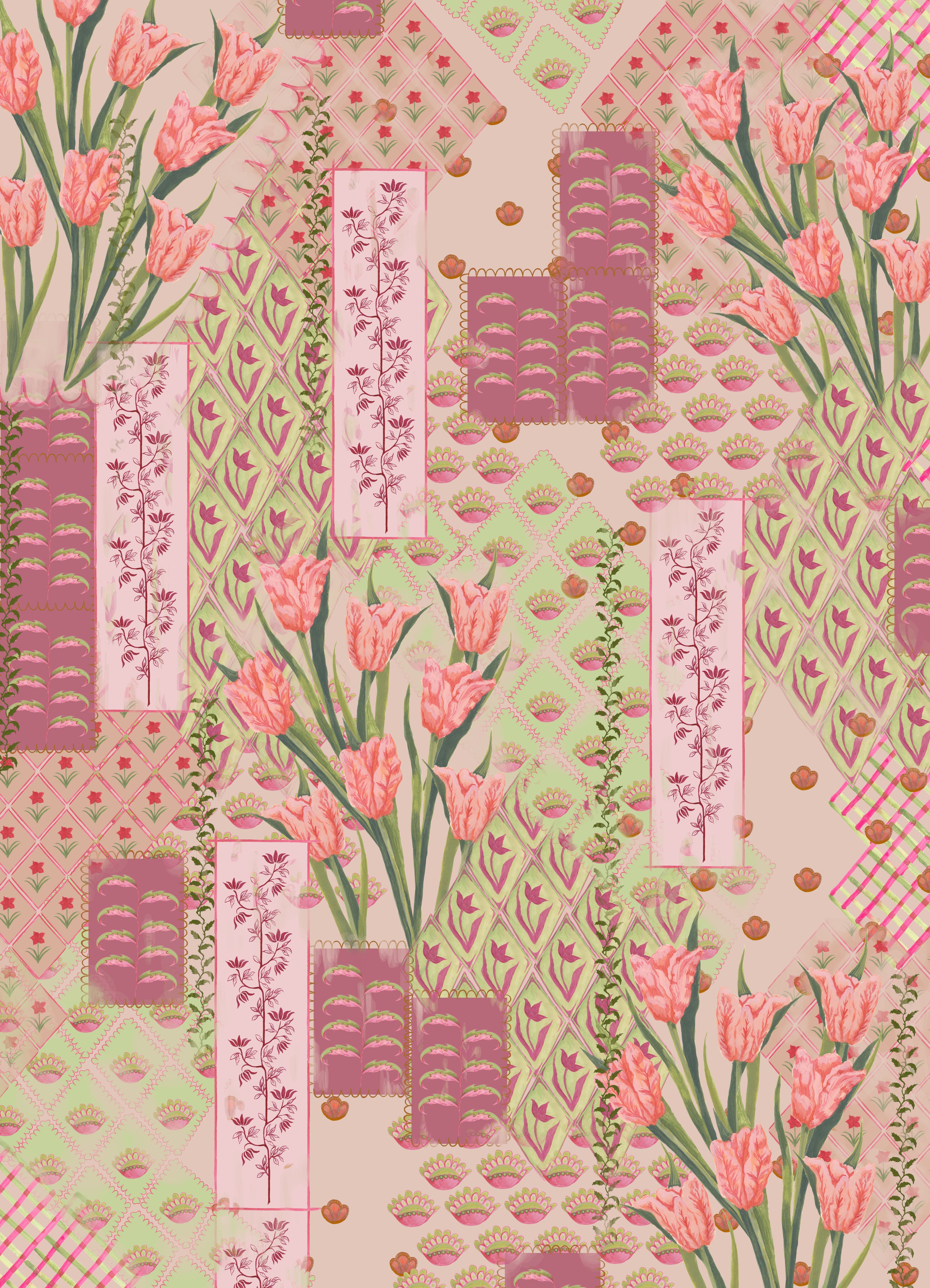 Patchwork textile design